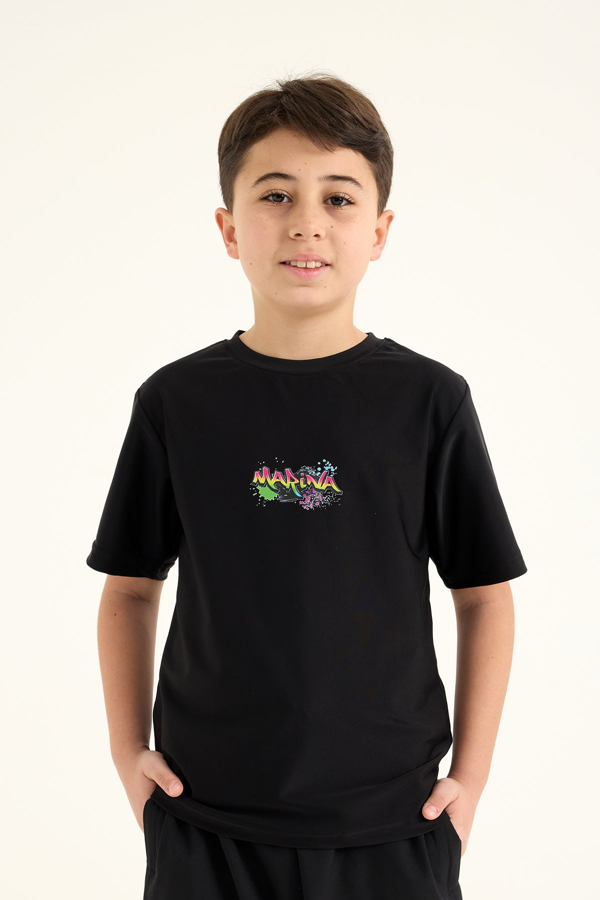 Marina UPF50+ Korumalı Erkek Çocuk Yüzme Tişörtü (Garson Boy) - GT2501 Ürün ikincil görseli