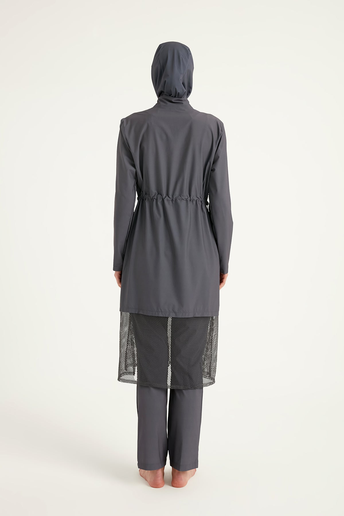 Marina Füme Tam Kapalı Tesettür Mayo - M2508-4