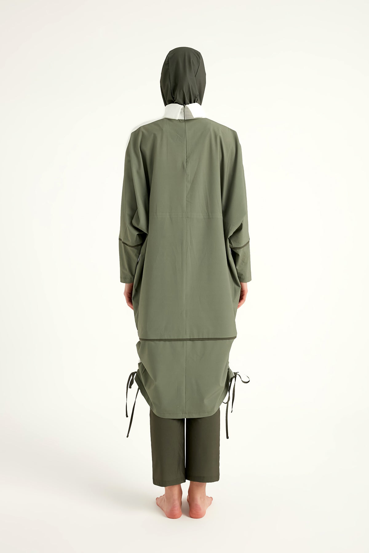 Marina Haki Tam Kapalı Tesettür Mayo – M2521-1