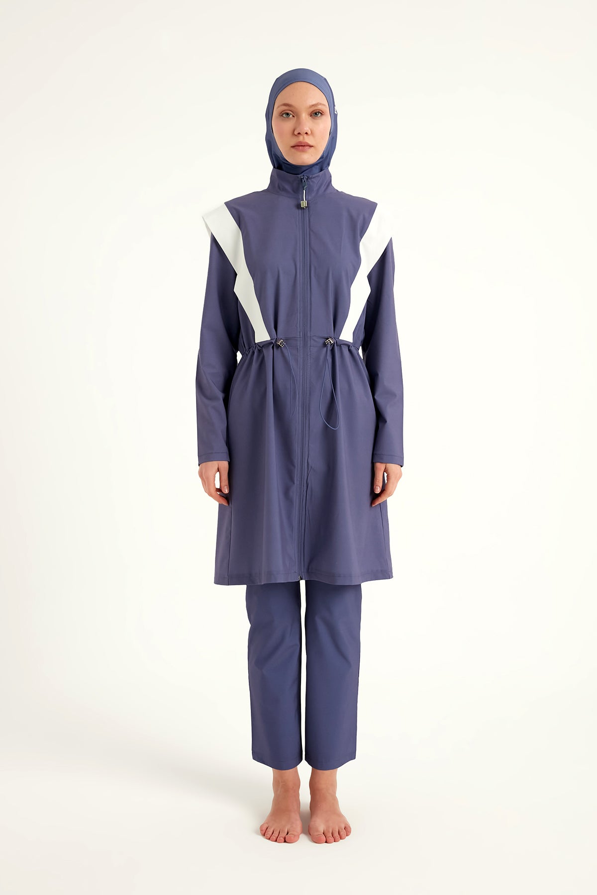 Marina İndigo Tam Kapalı Tesettür Mayo - M2526-2