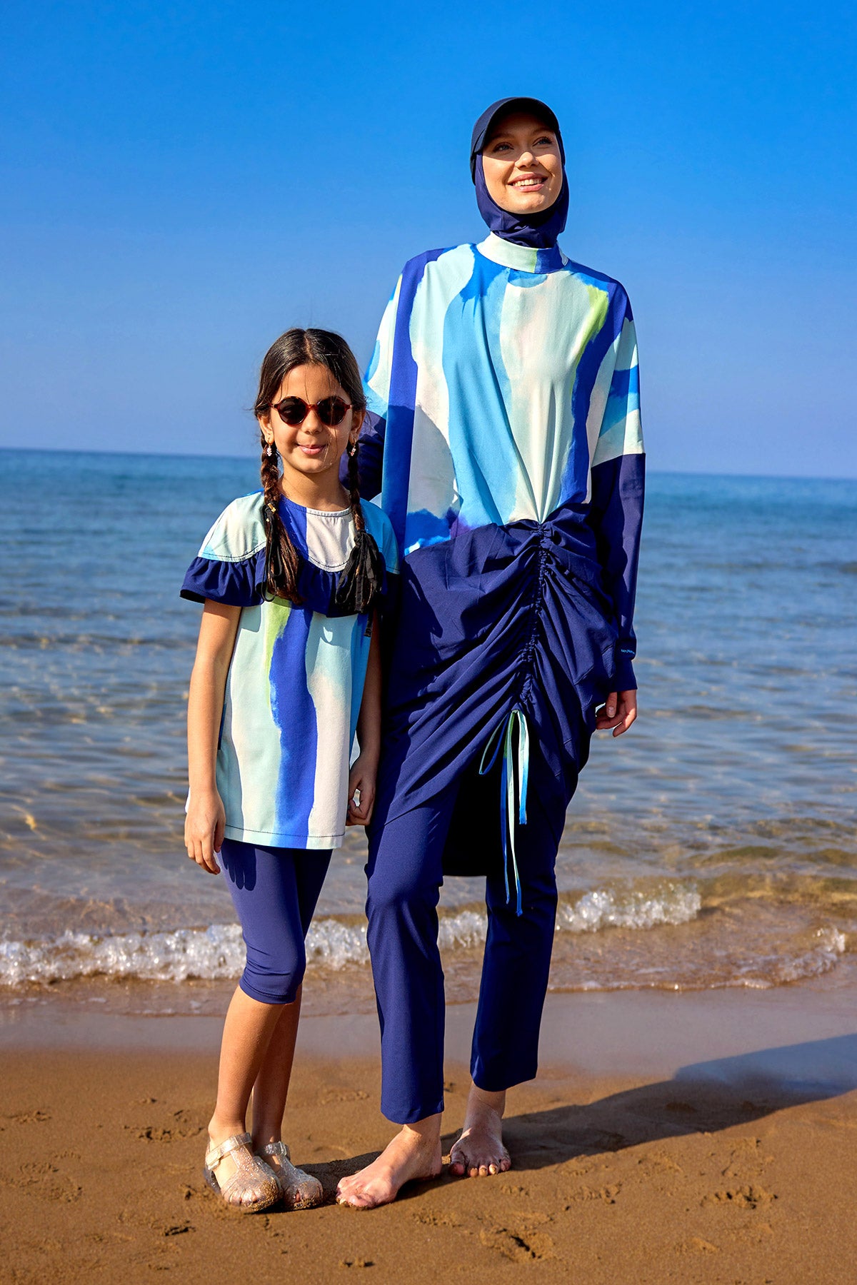 Marina UPF50+ Korumalı Kız Çocuk Mayo – C2501