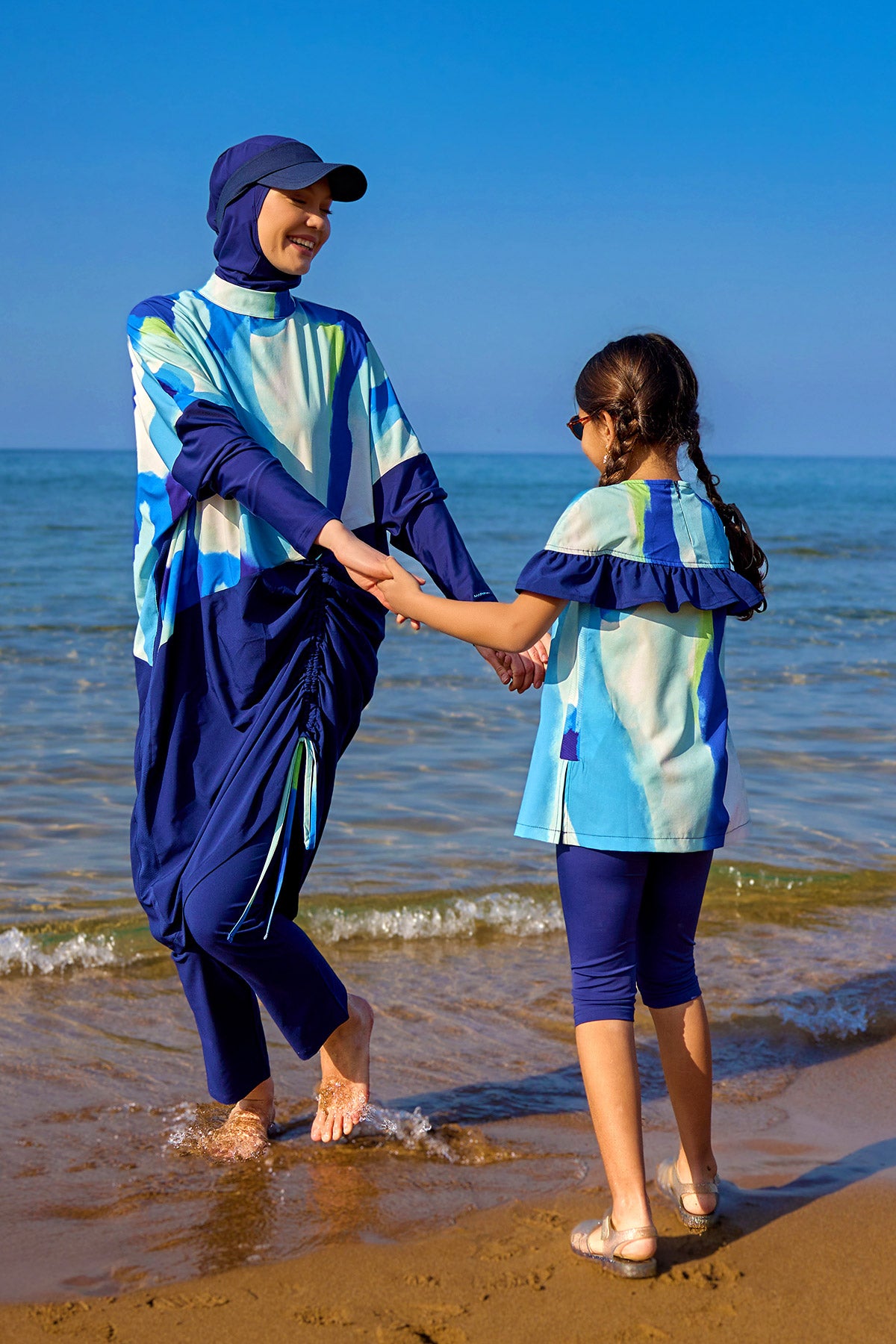 Marina UPF50+ Korumalı Kız Çocuk Mayo – C2501