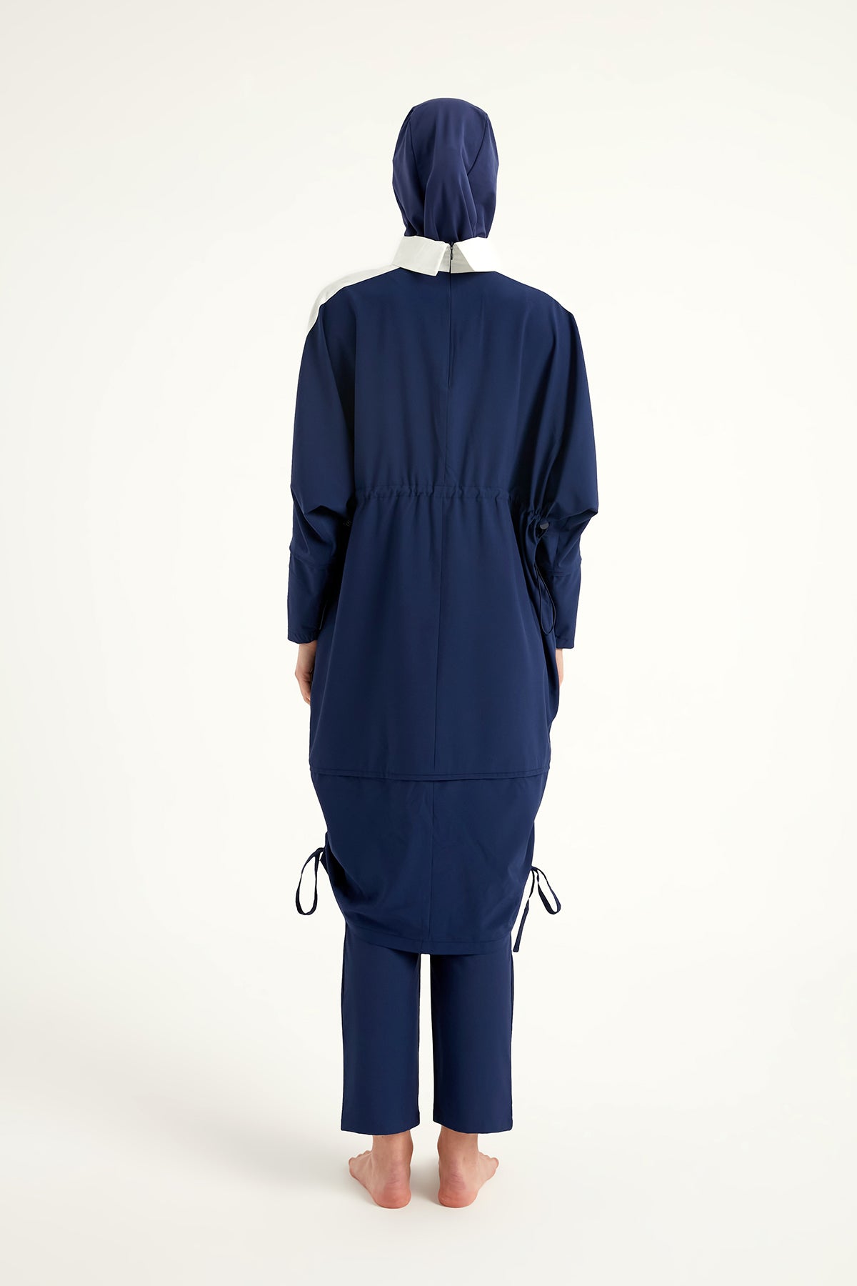 Marina Lacivert Tam Kapalı Tesettür Mayo - M2521-2