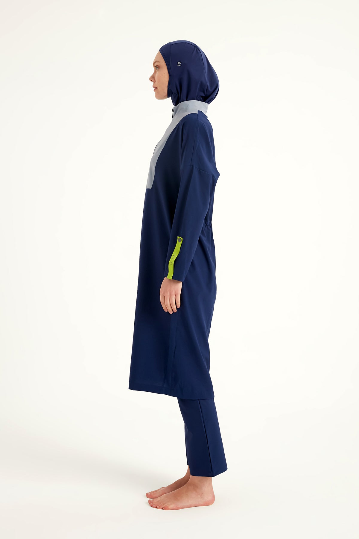 Marina Lacivert Tam Kapalı Tesettür Mayo - M2527-3