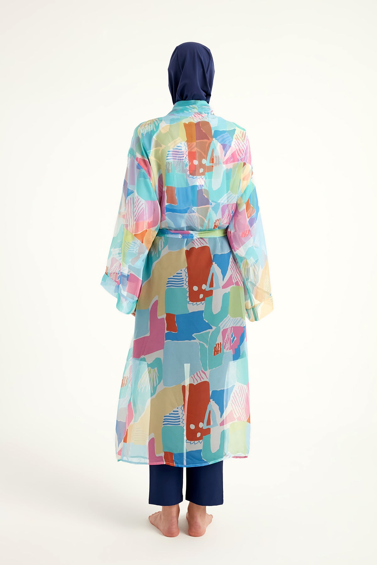 Marina Renkli Pareo Kimono – P2506