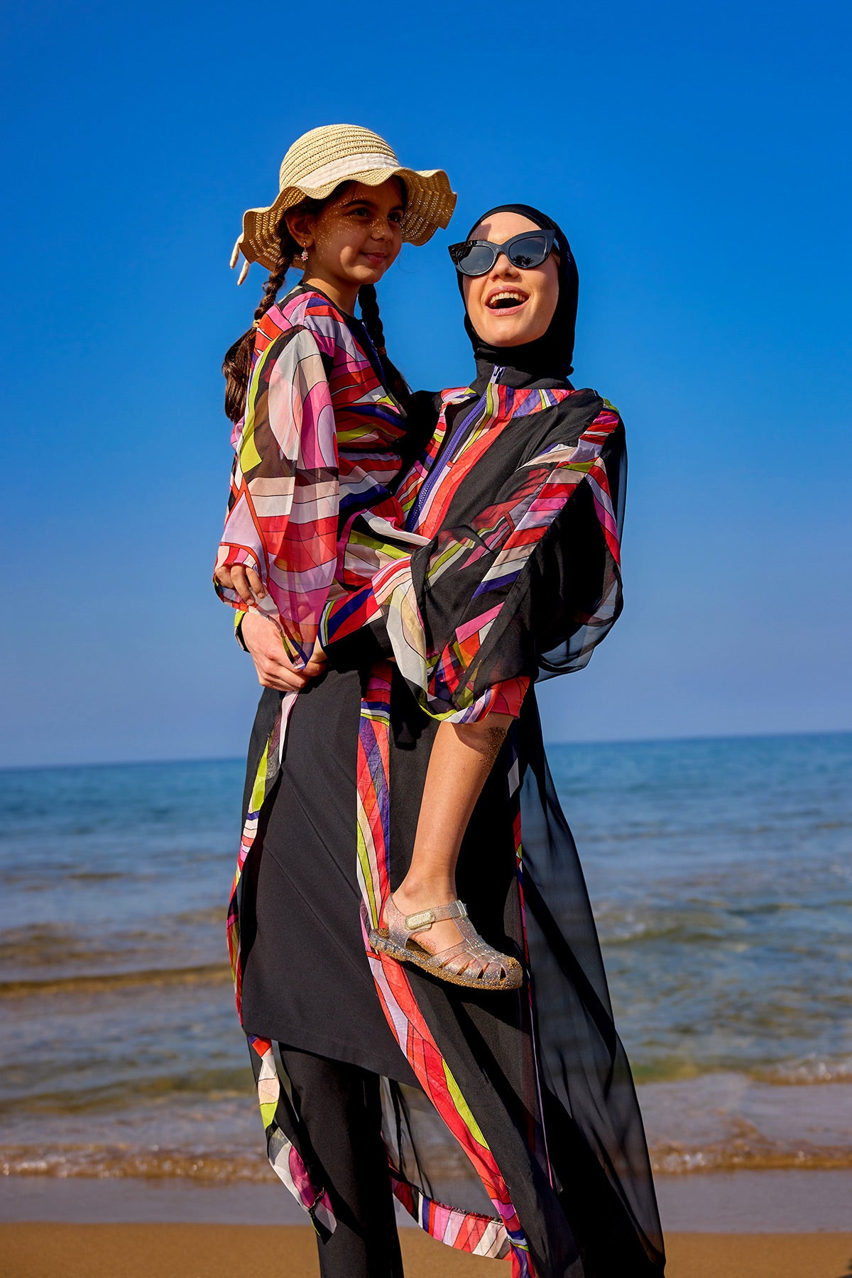 Marina Renkli Desenli İpeksi Kimono - P2514