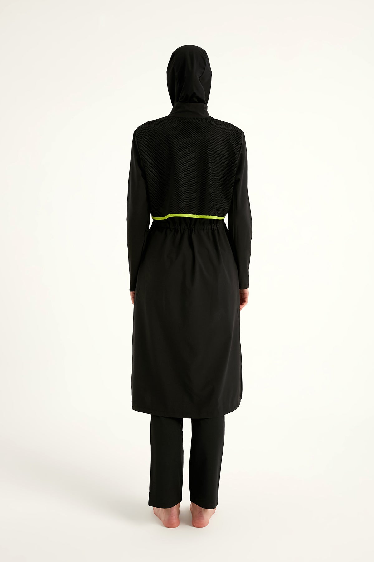 Marina Siyah Tam Kapalı Tesettür Mayo - M2506-1