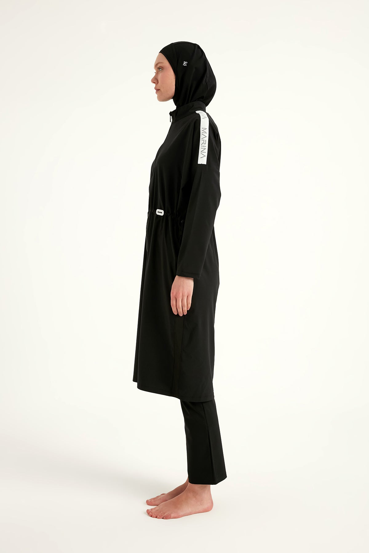 Marina Siyah Tam Kapalı Tesettür Mayo - M2507-1