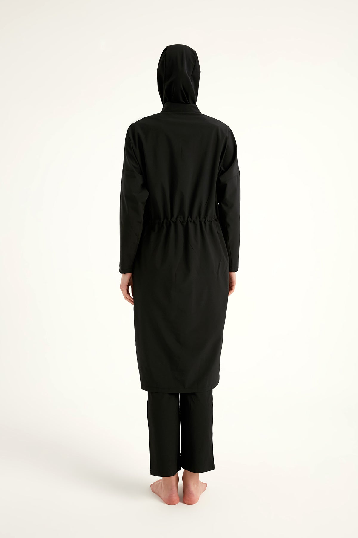 Marina Siyah Tam Kapalı Tesettür Mayo - M2507-1