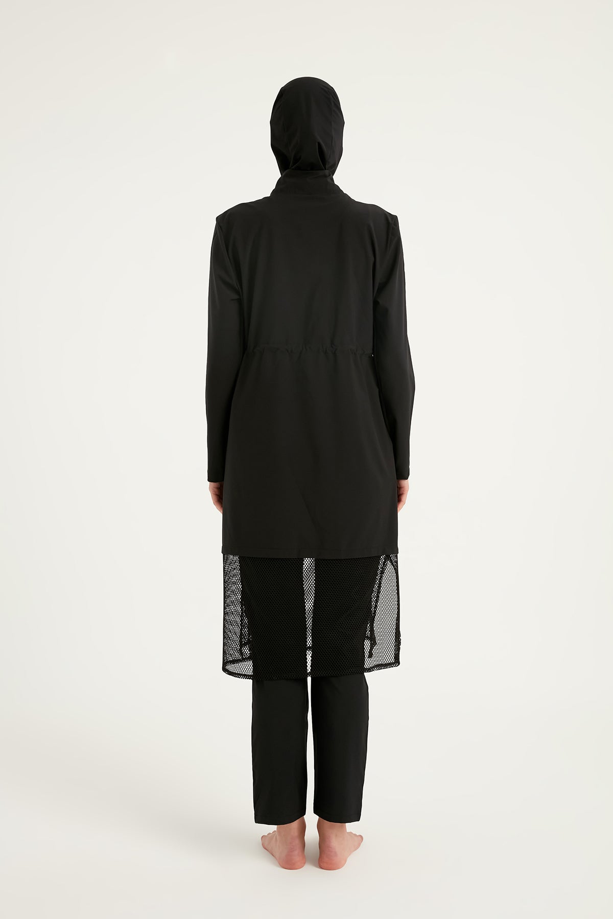 Marina Siyah Tam Kapalı Tesettür Mayo - M2508-1