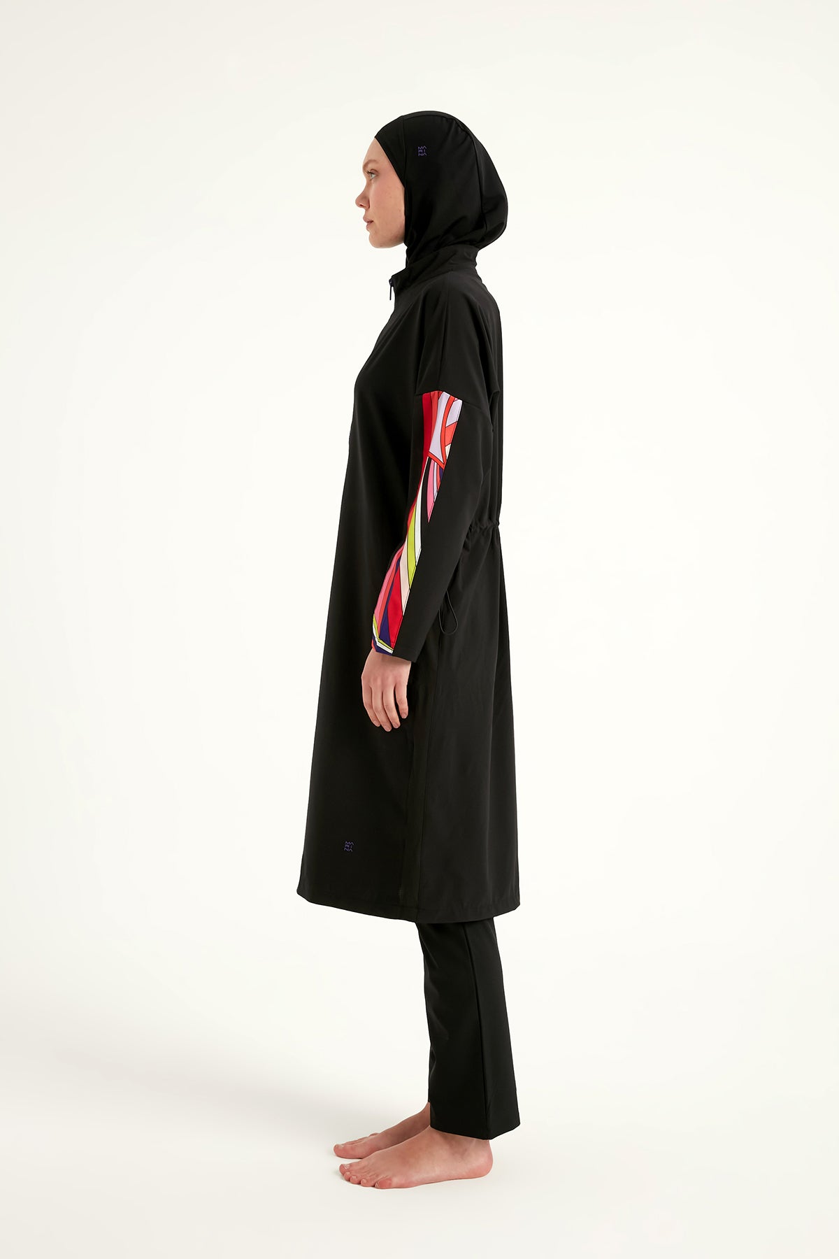 Marina Siyah Tam Kapalı Tesettür Mayo - M2510