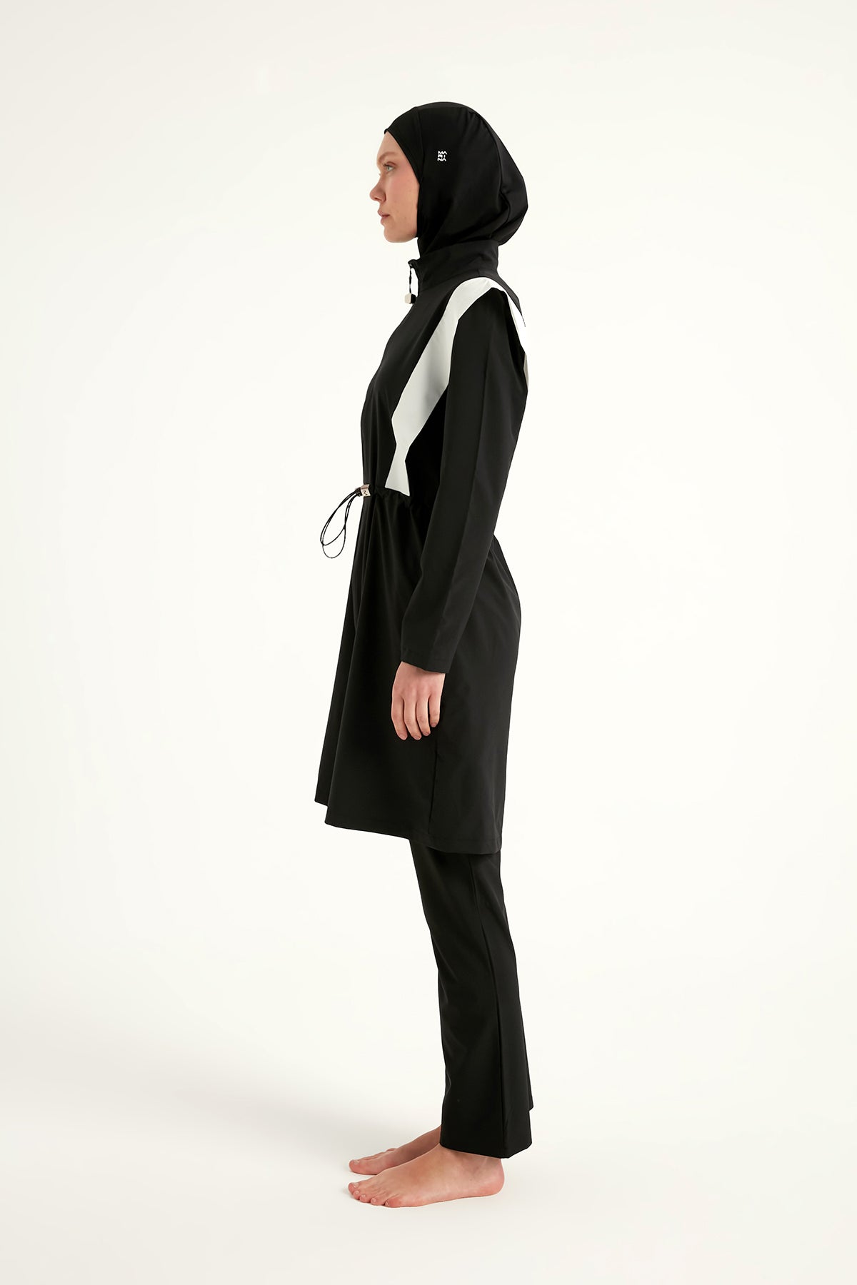 Marina Siyah Tam Kapalı Tesettür Mayo - M2526-1