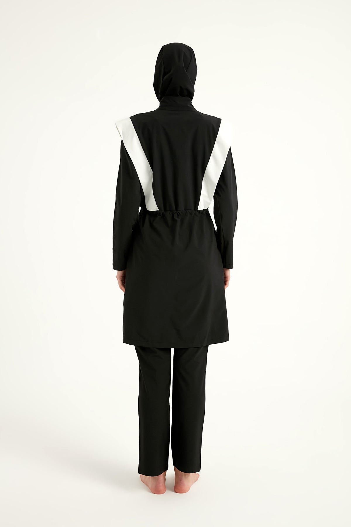 Marina Siyah Tam Kapalı Tesettür Mayo - M2526-1