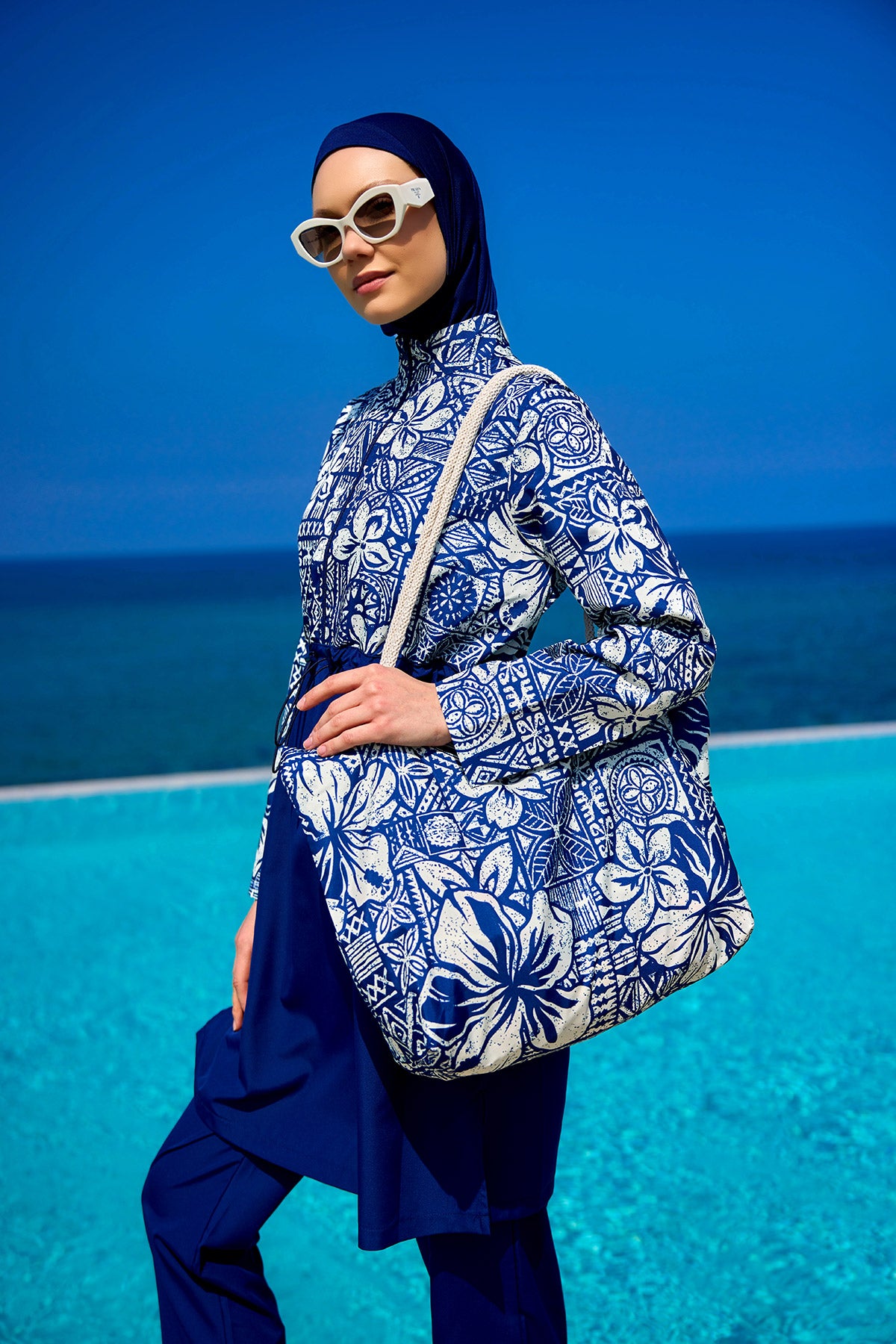 Rivamera Tesettür Mayo R2504 - Lacivert