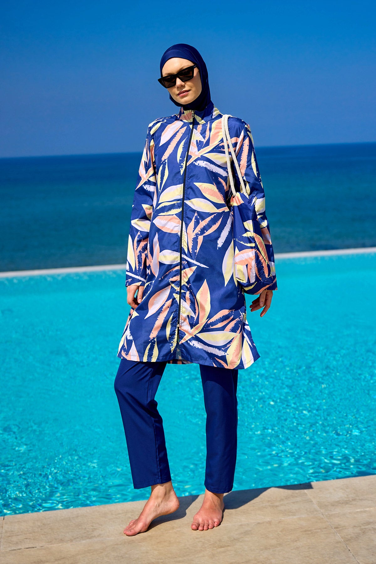 Rivamera Tesettür Mayo R2508 - Lacivert Ürün ikincil görseli