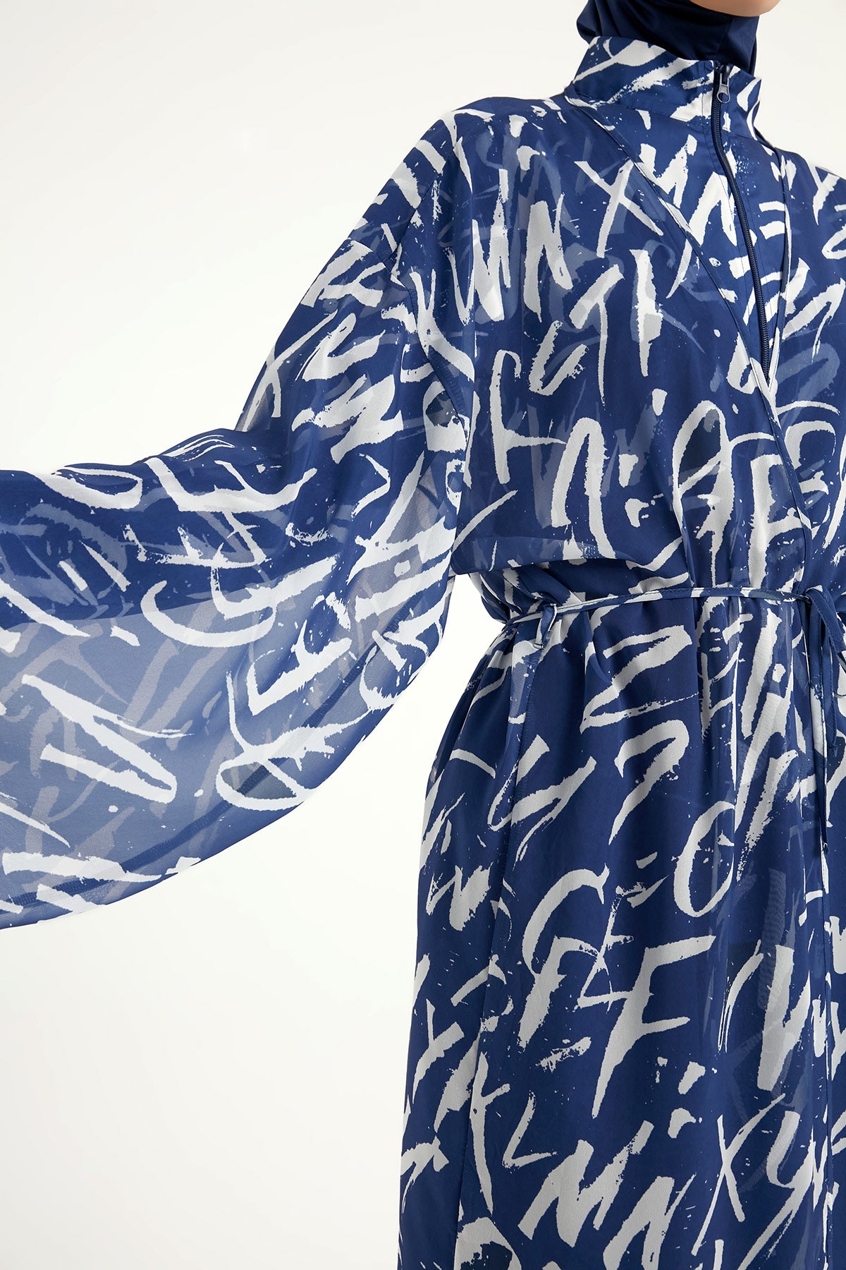 Rivamera Desenli Pareo Kimono – RP2502