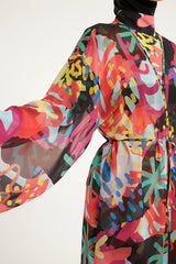 Rivamera Desenli Pareo Kimono – RP2510