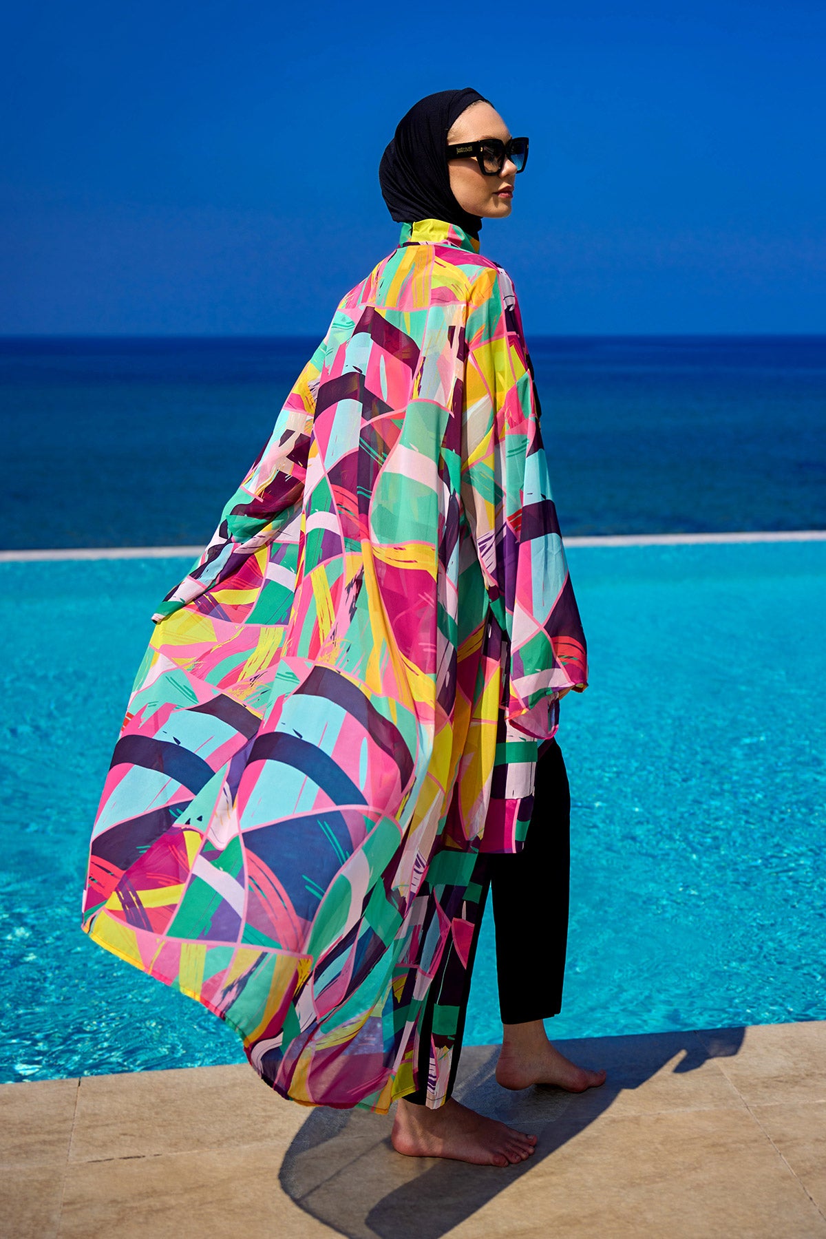 Rivamera Desenli Pareo Kimono – RP2511