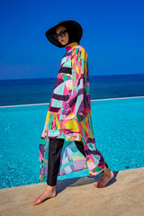 Rivamera Desenli Pareo Kimono – RP2511