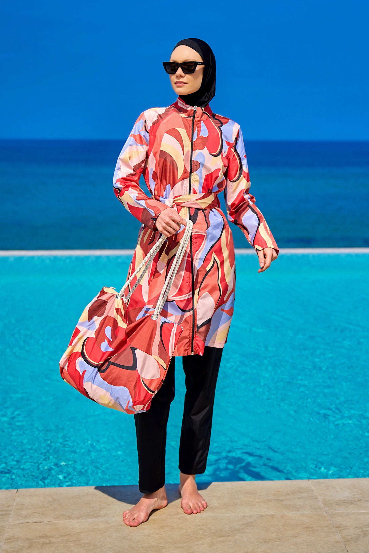 Rivamera Tesettür Mayo R2515 - Renkli Ürün ikincil görseli