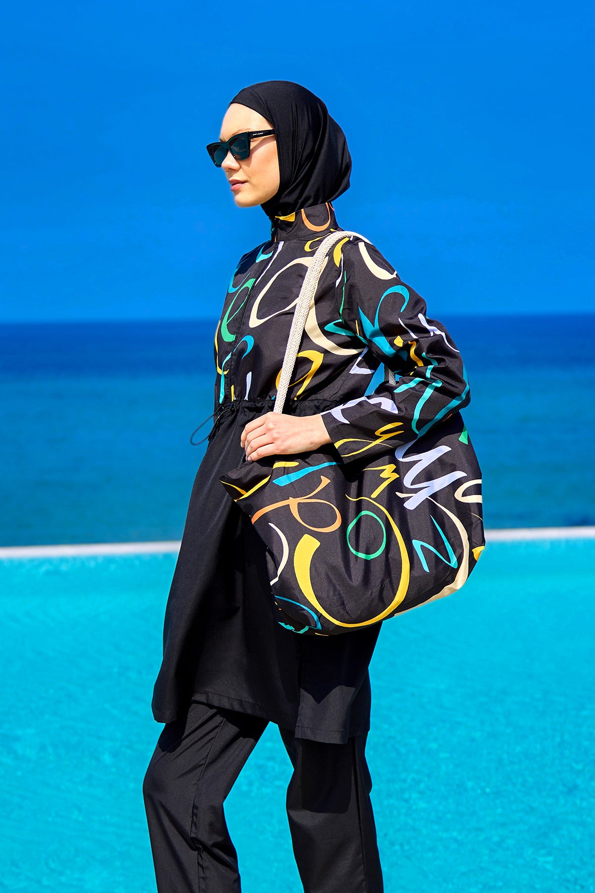 Rivamera Tesettür Mayo R2505 - Siyah