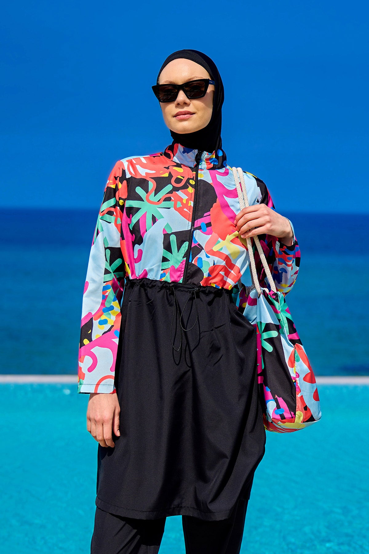 Rivamera Tesettür Mayo R2510 - Siyah Ürün ana görseli