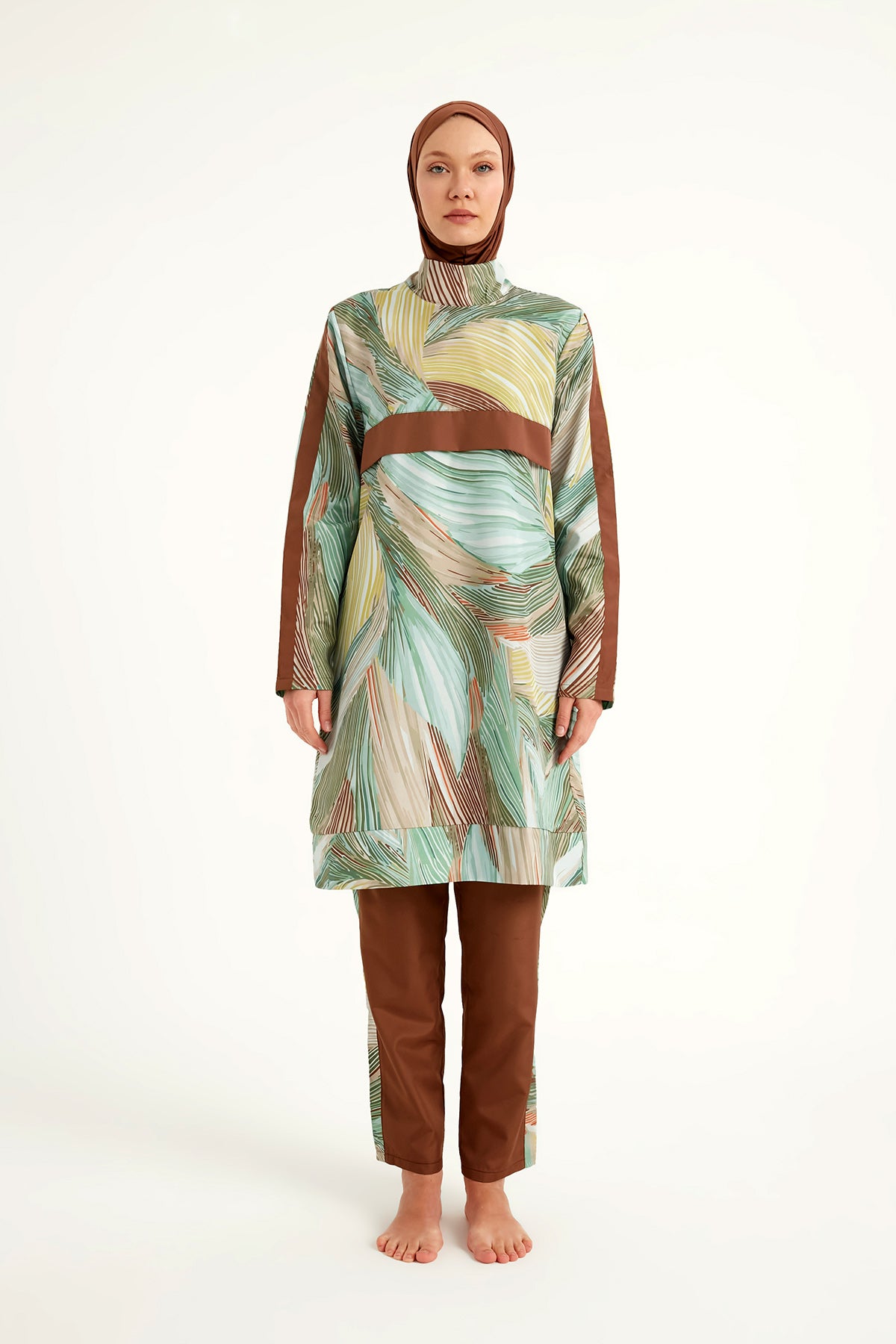 Rivamera Tesettür Mayo R2512 - Kahverengi