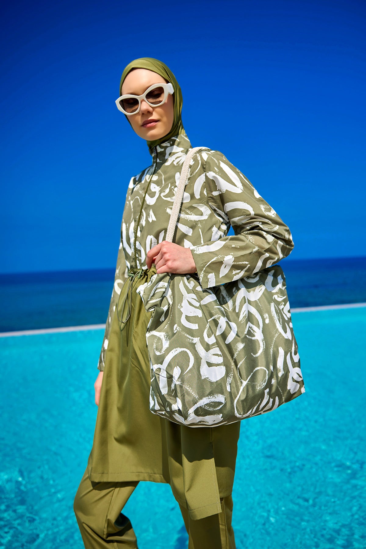 Rivamera Tesettür Mayo R2506 - Yeşil