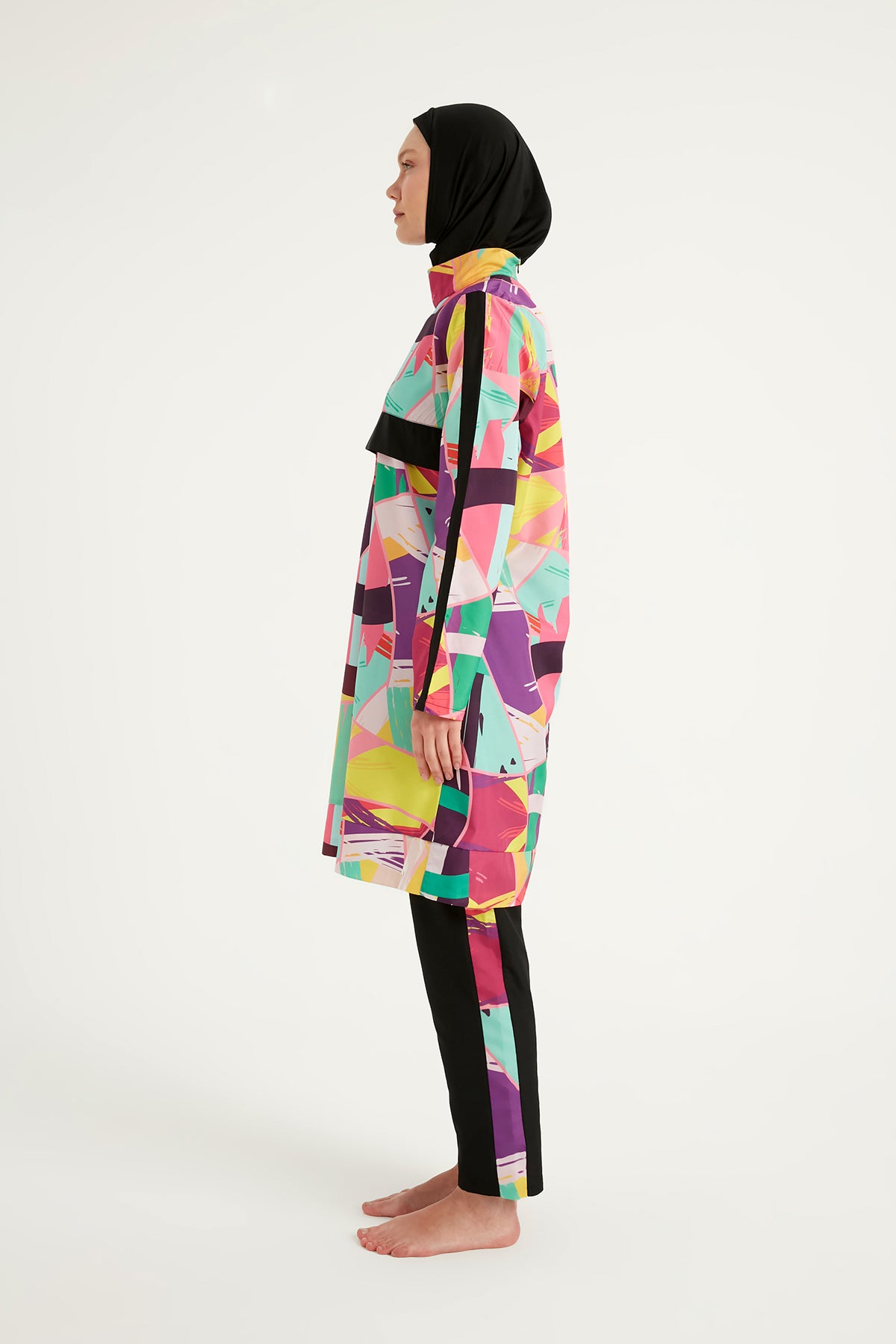 Rivamera Tesettür Mayo R2511 - Renkli Desen