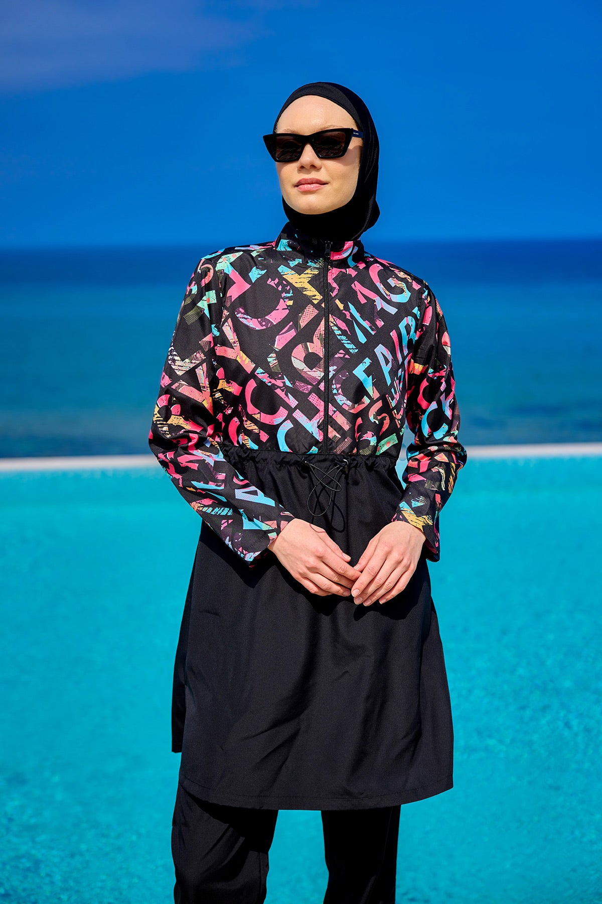 Rivamera Tesettür Mayo R2507 - Siyah