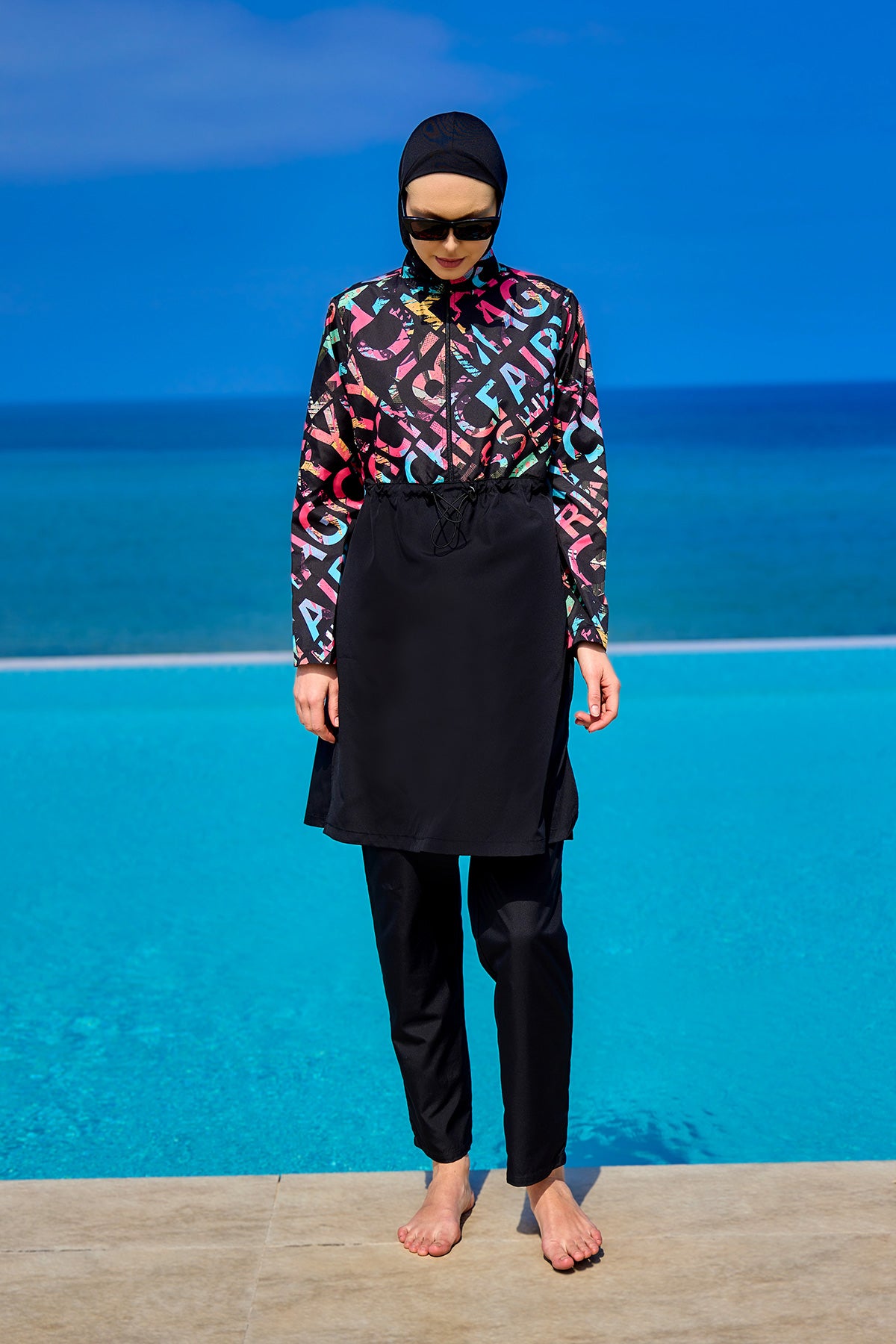 Rivamera Tesettür Mayo R2507 - Siyah