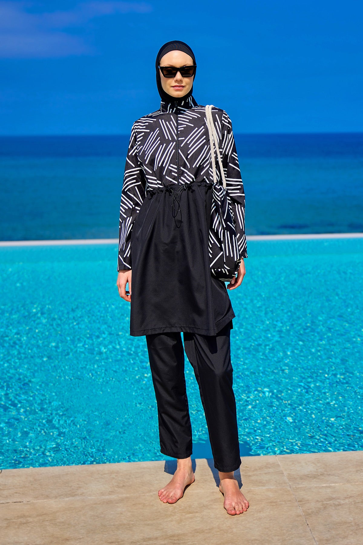 Rivamera Tesettür Mayo R2509 - Siyah